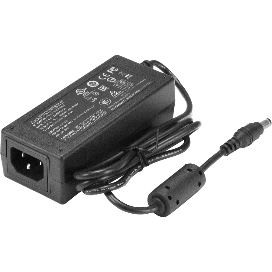 StarTech.com 12V 5A DC Adapter - M-Type Barrel Connector, Compatible with Multiple Devices