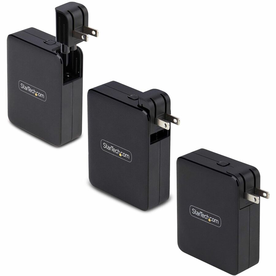 StarTech.com 140W GaN USB-C Charger with 3 USB-C Ports, 1 USB-A, Compact & Efficient Design