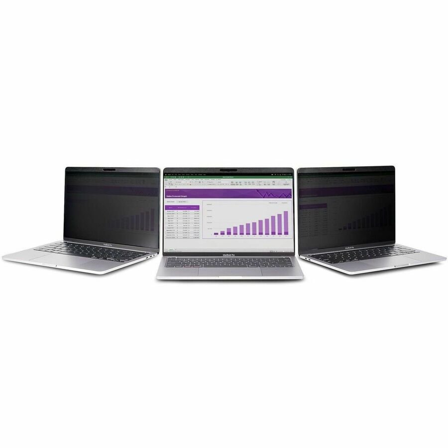 StarTech.com 15" Magnetic Privacy Screen Filter for MacBook Pro and Air - Blue Light Reduction, Reversible Design