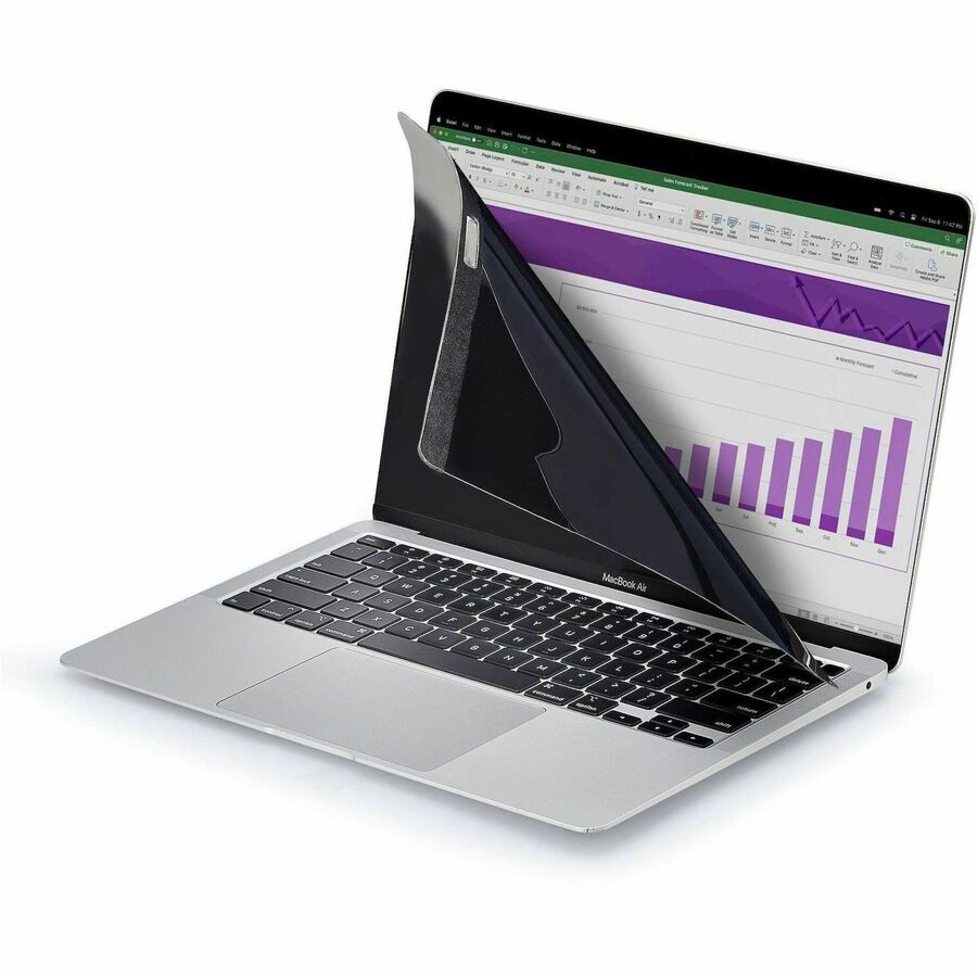 StarTech.com 15" Magnetic Privacy Screen Filter for MacBook Pro and Air - Blue Light Reduction, Reversible Design