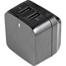 StarTech.com 17W Dual USB Wall Charger - 2 Ports (2.4A & 1A) for Global Travel