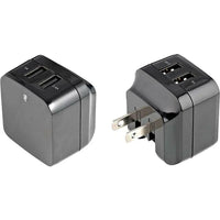 StarTech.com 17W Dual USB Wall Charger - 2 Ports (2.4A & 1A) for Global Travel