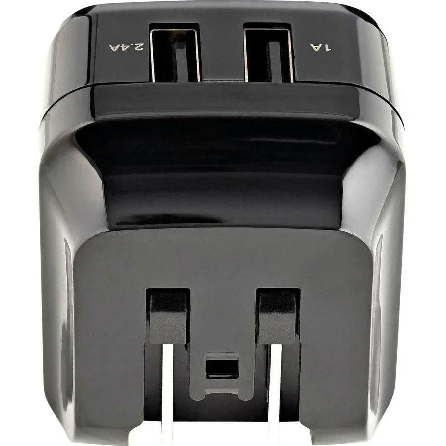StarTech.com 17W Dual USB Wall Charger - 2 Ports (2.4A & 1A) for Global Travel