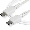 StarTech.com 1M USB-C Charge Cable 60W with Aramid Fiber, Durable Design for Fast Syncing