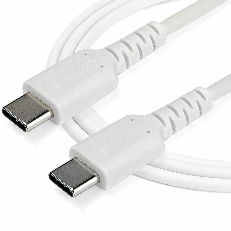 StarTech.com 1M USB-C Charge Cable 60W with Aramid Fiber, Durable Design for Fast Syncing