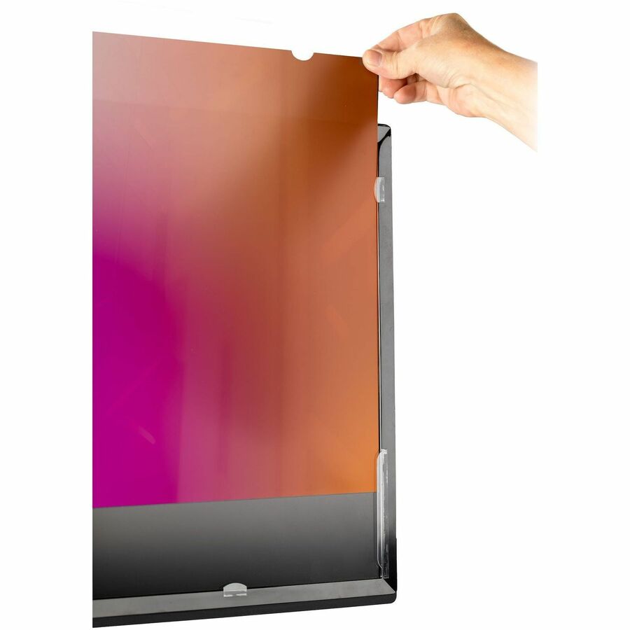StarTech.com 24In Gold Privacy Screen - 16:9 Aspect Ratio, Reversible, Eye Strain Reducing, Mirror Effect