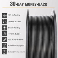 SUNLU 3D Filament Set - 10 Rolls PLA PETG PLA Plus, 1.75mm, 1KG Each, Premium Multicolor