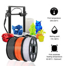 SUNLU 3D Filament Set - 10 Rolls PLA PETG PLA Plus, 1.75mm, 1KG Each, Premium Multicolor