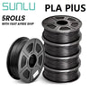 Sunlu PLA Plus 1.75mm 5Kg Colorful Filament for Vivid 3D Printing and Strong, Smooth Output PLA PLUS Black United States