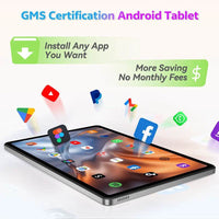 SVITOO 11-Inch Android 15 Tablet, 12GB RAM, 128GB ROM, Octa-Core T606, Gaming & Productivity Powerhouse