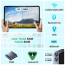 SVITOO 12" Android Tablet - 24GB RAM, 128GB ROM, 2K Display, 8000mAh Battery, Fast Charging