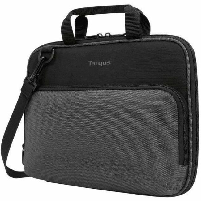 Targus 11.6" Chromebook Work-in Essentials Case - Slim Black/Gray Protective Design with Shoulder Strap