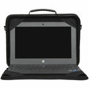 Targus 11.6" Slim Black Work-In Case for Chromebook and Notebooks with Padded Straps and Hard Sides