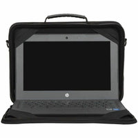 Targus 11.6" Slim Black Work-In Case for Chromebook and Notebooks with Padded Straps and Hard Sides