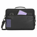 Targus 11.6" Slim Black Work-In Case for Chromebook and Notebooks with Padded Straps and Hard Sides