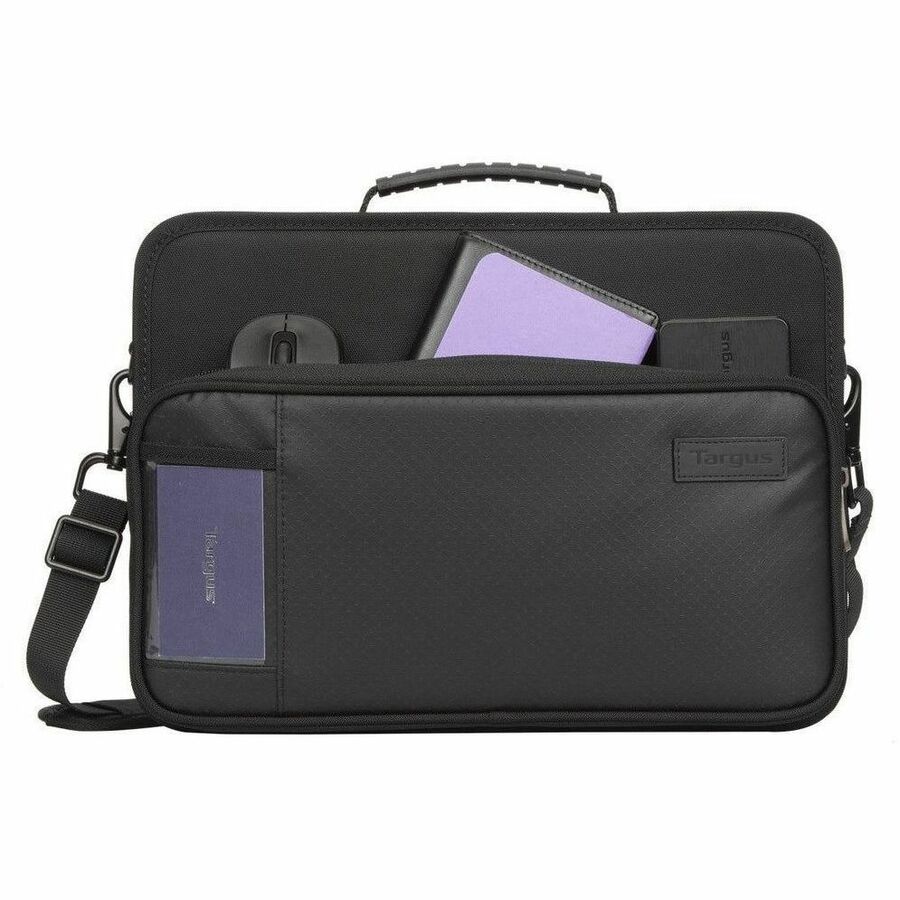 Targus 11.6" Slim Black Work-In Case for Chromebook and Notebooks with Padded Straps and Hard Sides