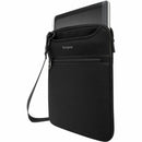Targus 14" Neoprene Sleeve - Black, Versatile 3-Way Carry with Zippered Pocket & ID Holder