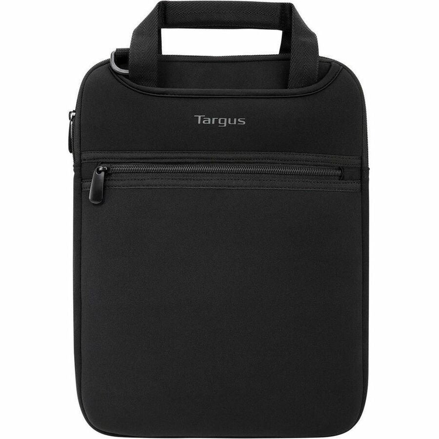 Targus 14" Neoprene Sleeve - Black, Versatile 3-Way Carry with Zippered Pocket & ID Holder