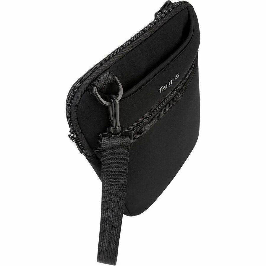 Targus 14" Neoprene Sleeve - Black, Versatile 3-Way Carry with Zippered Pocket & ID Holder