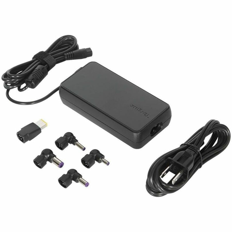Targus 90W Semi-Slim Universal Laptop Charger with Tips for Acer, Dell, HP & More