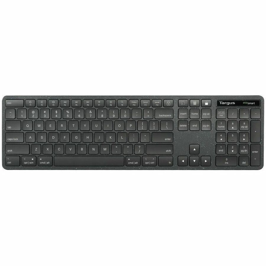 Targus EcoSmart Full-Size Wired Keyboard – 85% Recycled Material, Antimicrobial Protection