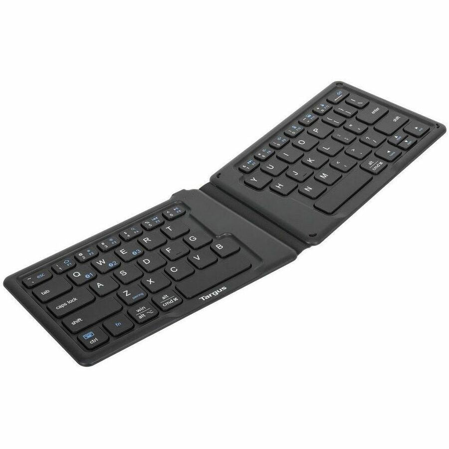 Targus Foldable Ergonomic Keyboard with BT 5.1 - Antimicrobial Protection, Multi - Device, Travel - Friendly - Store 42