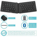 Targus Foldable Ergonomic Keyboard with BT 5.1 - Antimicrobial Protection, Multi - Device, Travel - Friendly - Store 42