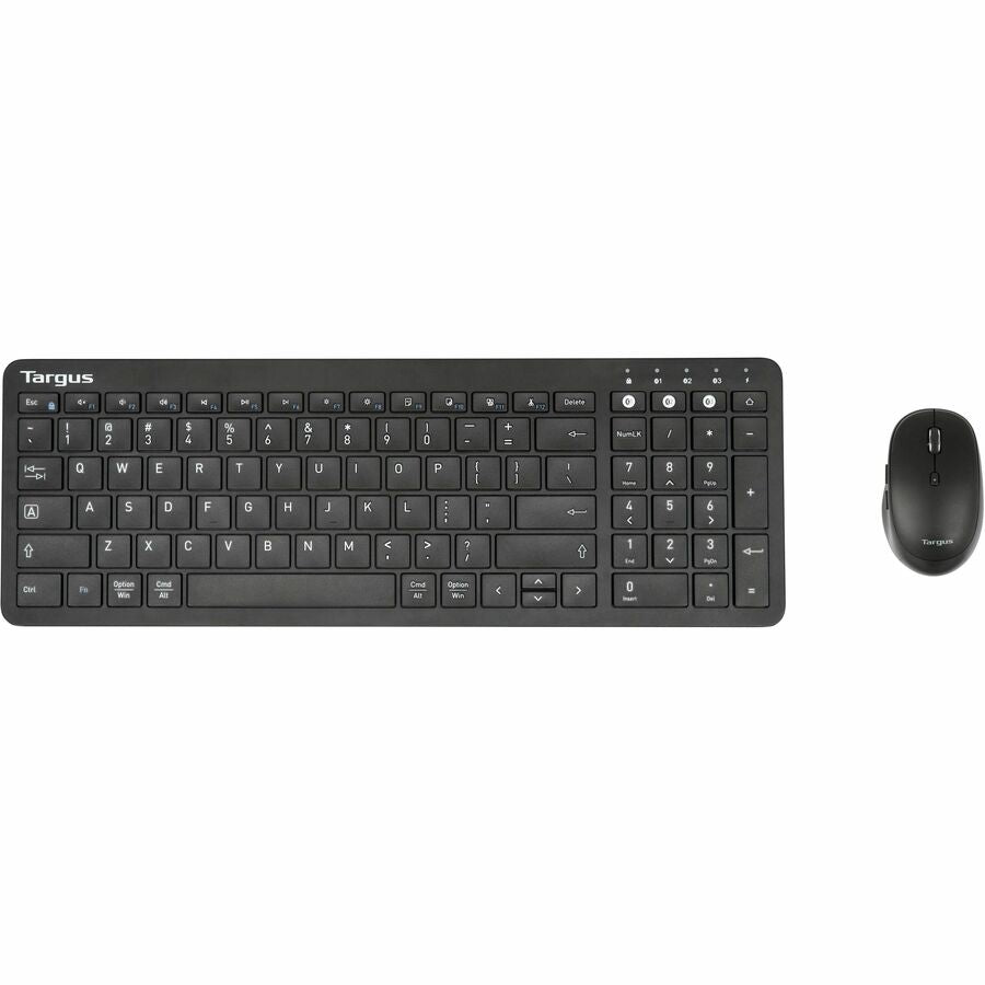 Targus Full-Size Multi-Device Bluetooth Antimicrobial Keyboard & Comfort Mouse Bundle