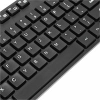 Targus USB Wired Keyboard, 108-Key QWERTY, Full-Size Ergonomic, Plug and Play, Windows & Mac Compatible