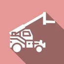 Icon representing telehandler machinery, symbolizing safety and productivity in construction, part of Transform 42's Telehandler Certification Course.