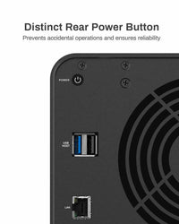 TERRAMASTER F2-212 2-Bay NAS with Quad-Core CPU, 4K Streaming & 1GB DDR4 Memory