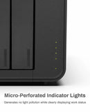 Terramaster F4-424 NAS 4-Bay Storage, 8GB RAM, Quad-Core CPU, Dual 2.5 GbE for Fast Data Access