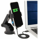 Tripp Lite 15W Qi Wireless Car Charger - Fast Charge, Secure Clamps, Compatible with iPhone, Samsung