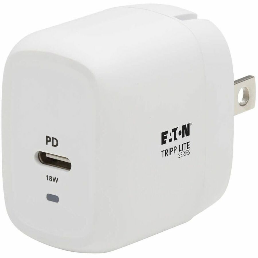 Tripp Lite 18W USB-C Charger with GaN Technology for Fast Charging Apple Devices - Compact & Travel-Friendly Default Title