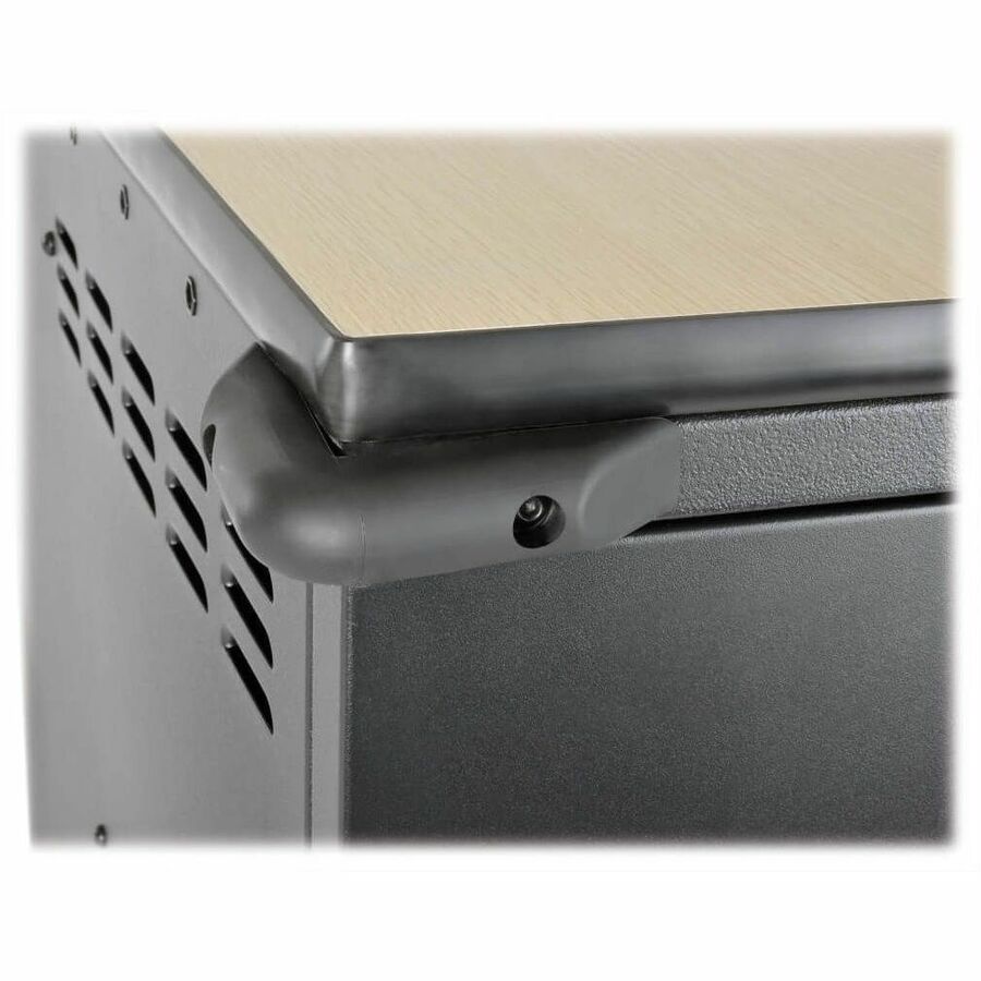 Tripp Lite 21-Device AC Charging Cart with Locking Steel Enclosure for Chromebooks & Laptops