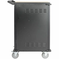 Tripp Lite 21-Device AC Charging Cart with Locking Steel Enclosure for Chromebooks & Laptops