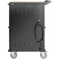 Tripp Lite 21-Device AC Charging Cart with Locking Steel Enclosure for Chromebooks & Laptops