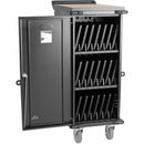 Tripp Lite 21-Device AC Charging Cart with Locking Steel Enclosure for Chromebooks & Laptops