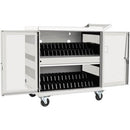 Tripp Lite 32-Port USB Charging Cart for iPad & Android Tablets - Sync & Storage Solution in White Default Title