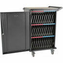 Tripp Lite 36-Device Cart with Timed Charging, Lockable Doors, and Ethernet Connectivity, 120V