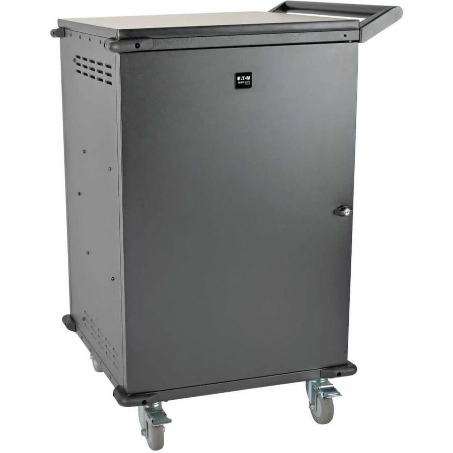 Tripp Lite 36-Device Cart with Timed Charging, Lockable Doors, and Ethernet Connectivity, 120V Default Title