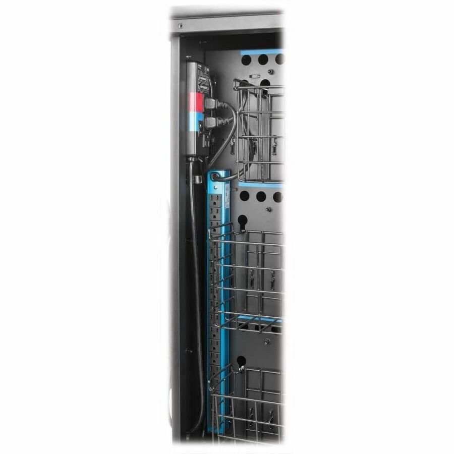 Tripp Lite 36-Device Cart with Timed Charging, Lockable Doors, and Ethernet Connectivity, 120V