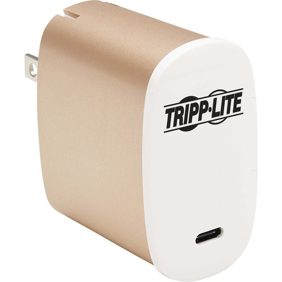 Tripp Lite 50W USB-C GaN Charger - Fast Charge PD 3.0, Compact Travel Design, Auto-Sensing