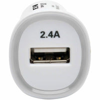 Tripp Lite 5V 2.4A USB Car Charger - Fast Charging for Tablets & Phones, Compact Design