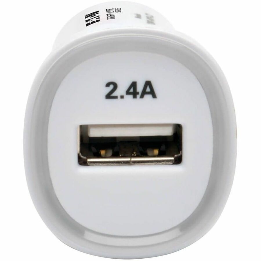 Tripp Lite 5V 2.4A USB Car Charger - Fast Charging for Tablets & Phones, Compact Design