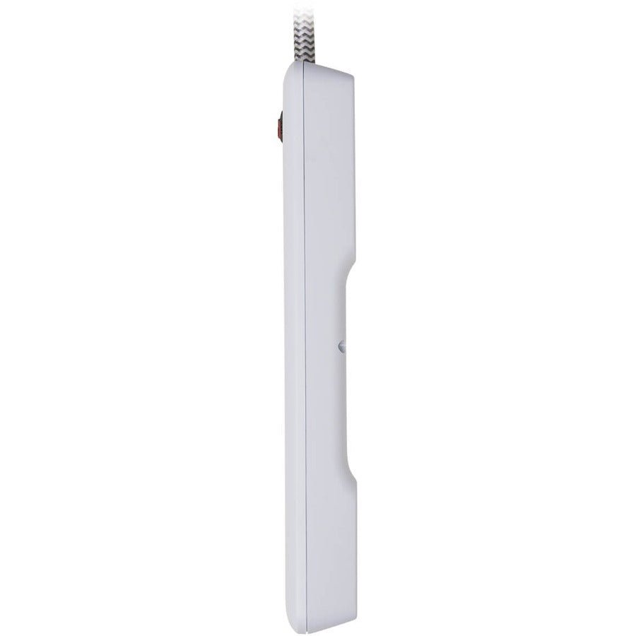 Tripp Lite 7-Outlet Surge Protector with 900J Protection and 2 USB Ports, 6Ft White Cord