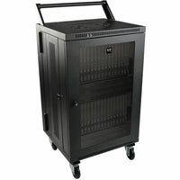Tripp Lite CSHANDLEKIT Mobile Cart Conversion Kit with Handle & Locking Casters for Charging Stations