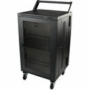 Tripp Lite CSHANDLEKIT Mobile Cart Conversion Kit with Handle & Locking Casters for Charging Stations