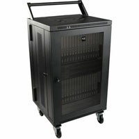Tripp Lite CSHANDLEKIT Mobile Cart Conversion Kit with Handle & Locking Casters for Charging Stations