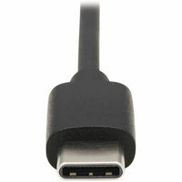 Tripp Lite Dual USB Car Charger 30W with 18W USB-C & 12W USB-A Outputs, 6 ft Coiled Cable, Black